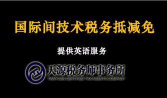 国际间技术税务抵减免咨询与会计手续服务的专业指南